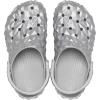 Crocs Unisex Adult Classic Geometric Clog(Silver)