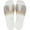 Crocs Women’s Miami Slide(Metallic Chalk)