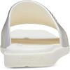 Crocs Women’s Miami Slide(Metallic Chalk)