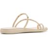 Crocs Women’s Miami Toe Loop Sandal Flat(Almond Tint)