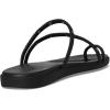 Crocs Women’s Miami Toe Loop Sandal Flat(Black Studs)