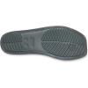 Crocs Women’s Miami Toe Loop Sandal Flat(Carbon Jelly)