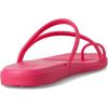 Crocs Women’s Miami Toe Loop Sandal Flat(Dragon Fruit)