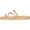 Crocs Women’s Miami Toe Loop Sandal Flat(Metallic Gold)