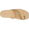 Crocs Women’s Miami Toe Loop Sandal Flat(Metallic Gold)