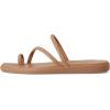 Crocs Women’s Miami Toe Loop Sandal Flat(Milk Chocolate)