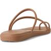 Crocs Women’s Miami Toe Loop Sandal Flat(Milk Chocolate)