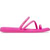 Crocs Women’s Miami Toe Loop Sandal Flat(Pink Crush)