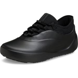 Crocs Men’s Bistro No Hands Work Sneakers | Enclosed Toe | Slip Resistant | All Day Comfort(Black/Black/Black)