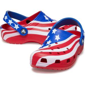Crocs Unisex-Child Classic American Flag Clogs (Toddler/Little Kid/Big Kid)(Multi)