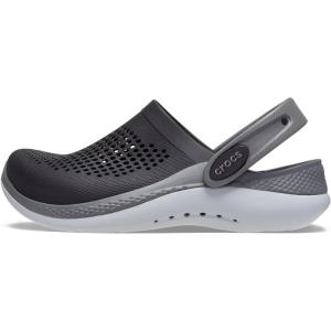 Crocs Unisex-Child Kids’ Literide 360 Clog(Black/Slate Grey)