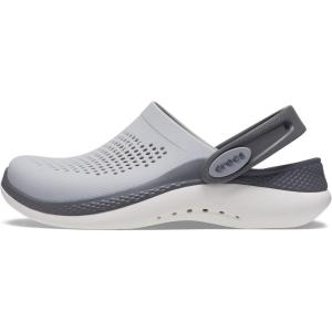 Crocs Unisex-Child Kids’ Literide 360 Clog(Light Grey/Slate Grey)