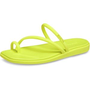 Crocs Women’s Miami Toe Loop Sandal Flat(Citrus)