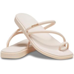 Crocs Women’s Miami Toe Loop Sandal Flat(Dew)