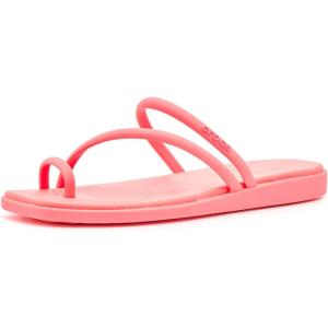 Crocs Women’s Miami Toe Loop Sandal Flat(Guava)