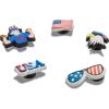 Crocs Boys’ Classic Graphic Monster Print Clogs(Patriotic)
