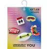 Crocs Boys’ Classic Graphic Monster Print Clogs(Snowboarding)