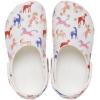 Crocs Boys’ Classic Graphic Monster Print Clogs(Unicorn)