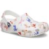 Crocs Boys’ Classic Graphic Monster Print Clogs(Unicorn)