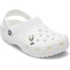 Crocs Boys’ Classic Graphic Monster Print Clogs(White Wine)
