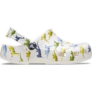 Crocs Boys’ Classic Graphic Monster Print Clogs(Dinosaur)