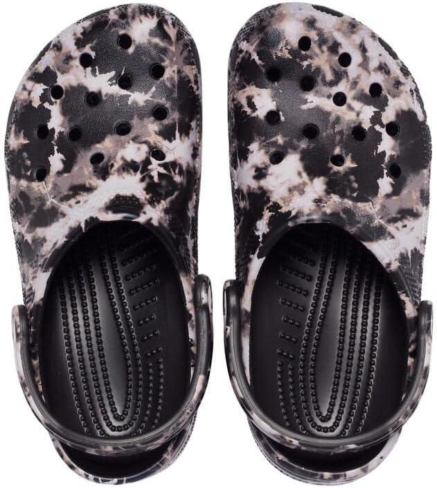 image:imageCrocs Kids Classic ClogsBlackBleach Dye