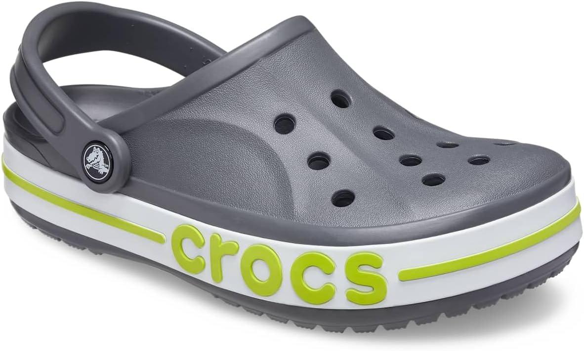 image:imageCrocs Kids Classic ClogsSlate GreyLime Punch