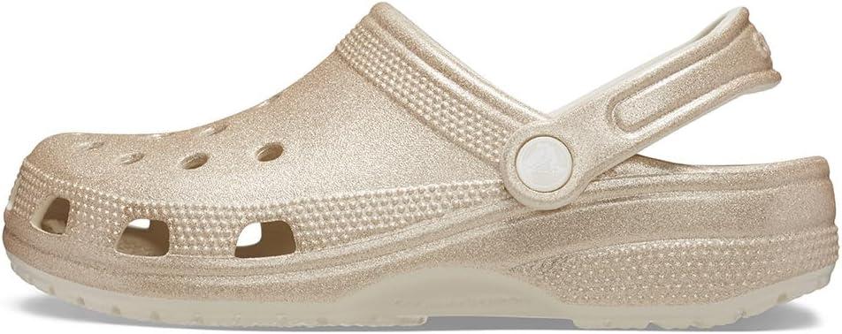 image:imageCrocs Unisex Adult Classic Glitter ClogsChampagne Glitter