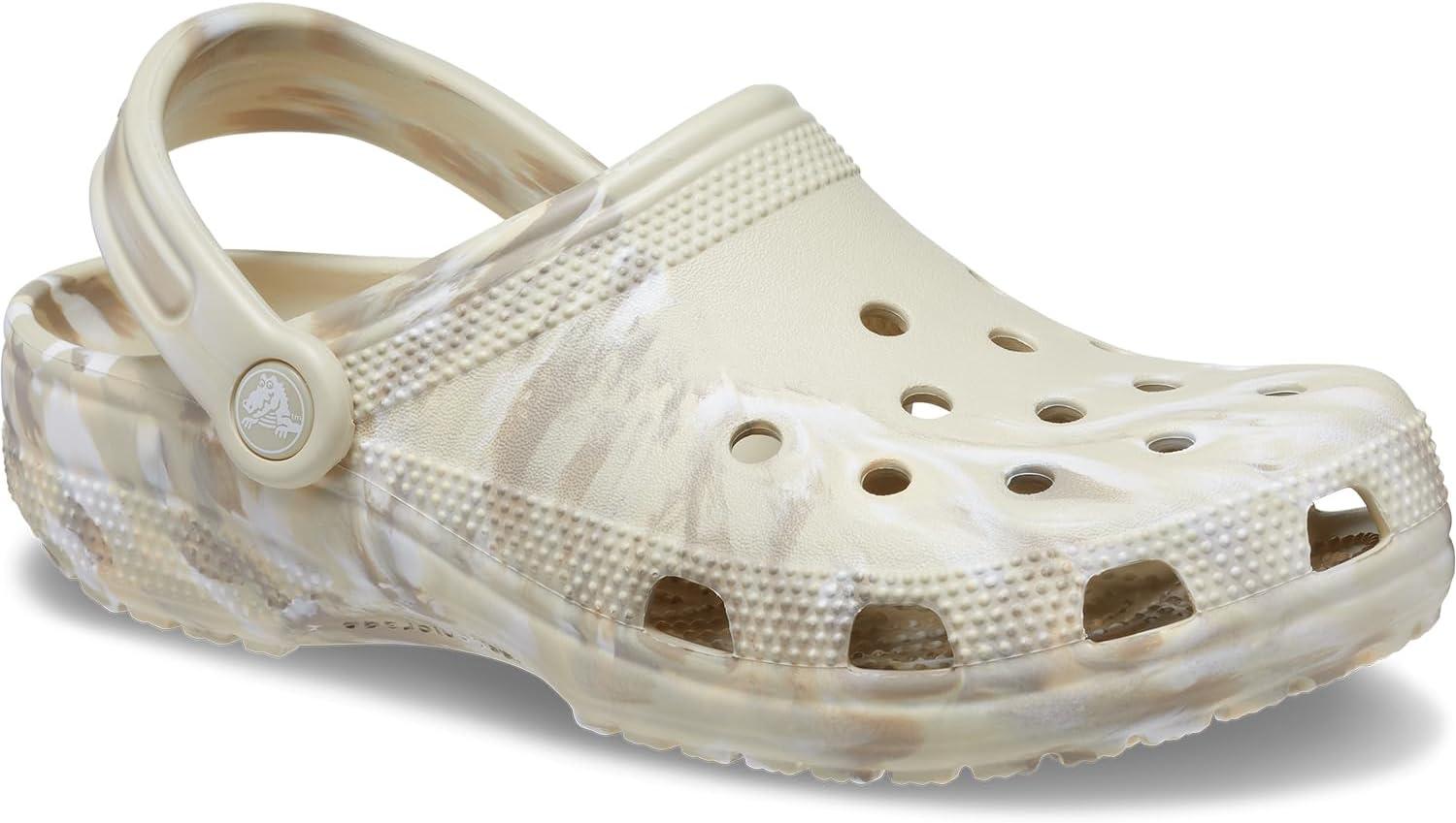 image:imageCrocs Womens Classic Marbled Tiedye ClogsBoneMulti