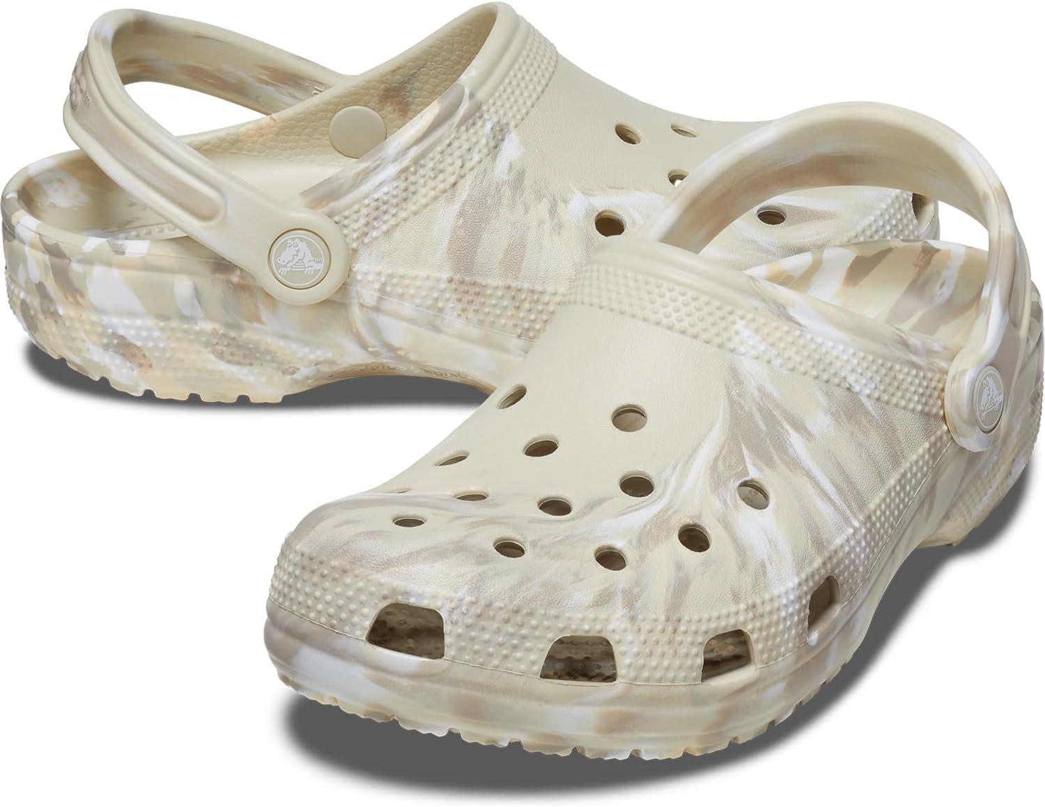 image:imageCrocs Womens Classic Marbled Tiedye ClogsBoneMulti