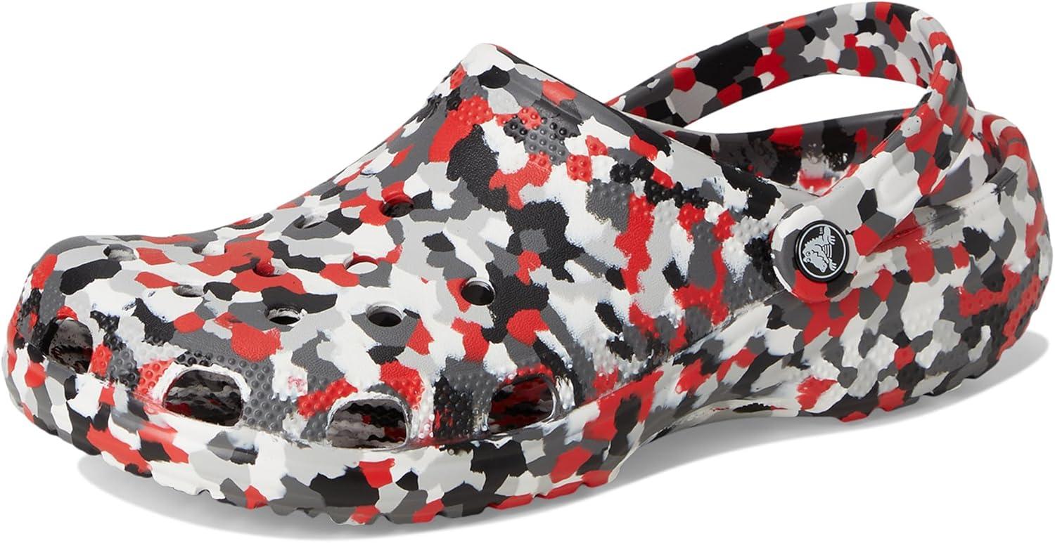 image:imageCrocs Womens Classic Marbled Tiedye ClogsRedMulti Confetti