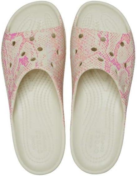 image:imageCrocs Womens Classic Platform Slide SandalBoneMulti