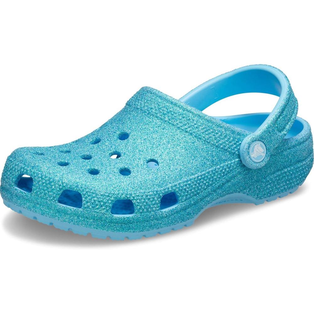image:imageCrocs Unisex Adult Classic Glitter ClogsTinted Glass