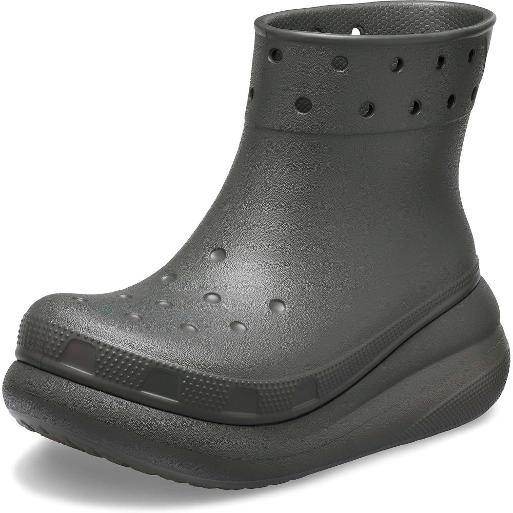 image:imageCrocs Unisex Crush Platform Waterproof Rain BootsDusty Olive
