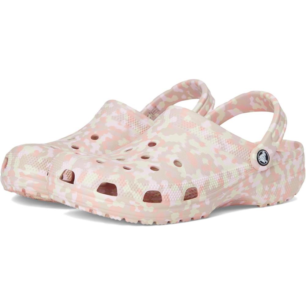 image:imageCrocs Womens Classic Marbled Tiedye ClogsPink MilkMulti Confetti