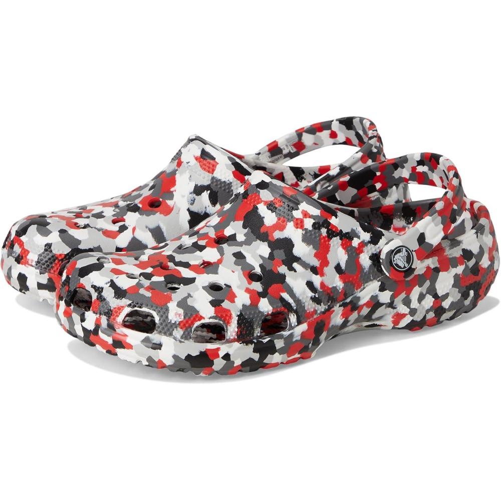 image:imageCrocs Womens Classic Marbled Tiedye ClogsRedMulti Confetti