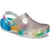 Crocs Kids’ Classic Clogs(Translucent Solar Rainbow Pastel)