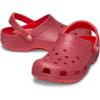 Crocs Unisex Adult Classic Glitter Clogs(Cherry Red)