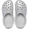 Crocs Unisex Adult Classic Glitter Clogs(Silver Glitter)