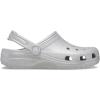 Crocs Unisex Adult Classic Glitter Clogs(Silver Glitter)