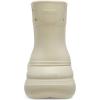 Crocs Unisex Crush Platform Waterproof Rain Boots(Bone)