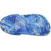Crocs Women’s Classic Marbled Tie-dye Clogs(Blue Bolt/Multi)