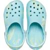 Crocs Women’s Classic Marbled Tie-dye Clogs(Pure Water/Multi)