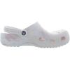 Crocs Women’s Classic Marbled Tie-dye Clogs(White Pink Marble)
