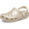 Crocs Unisex Adult Classic Glitter Clogs(Champagne Glitter)