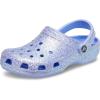 Crocs Unisex Adult Classic Glitter Clogs(Moon Jelly)