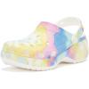 Crocs Women’s Classic Marbled Tie-dye Clogs(Pastel Tie Dye)