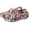 Crocs Women’s Classic Marbled Tie-dye Clogs(Red/Multi Confetti)
