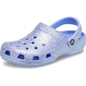 Crocs Unisex Adult Classic Glitter Clogs(Moon Jelly)
