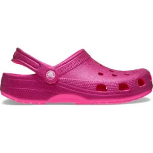 Crocs Unisex Adult Classic Glitter Clogs(Pink Crush)